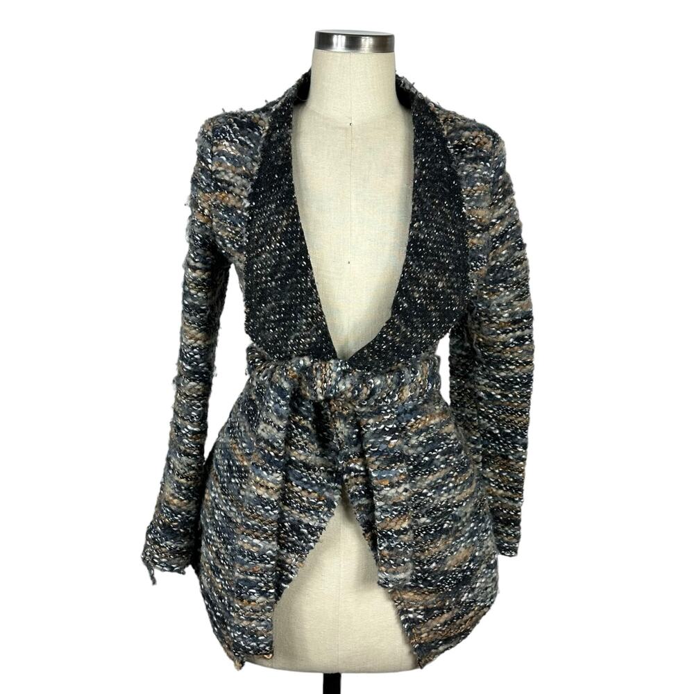 IRO Campiaspe Multicolorโ Tweed Belted Jacket Women's Size 36